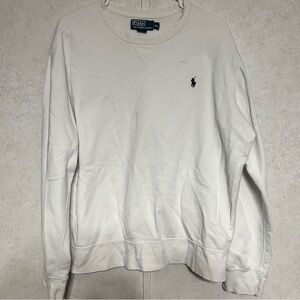 Ralph Lauren Men's Cream Crewneck Sweater